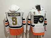 Philadelphia Flyers #9 Ivan Provorov White All Stitched Hoodie Sweatshirt,baseball caps,new era cap wholesale,wholesale hats